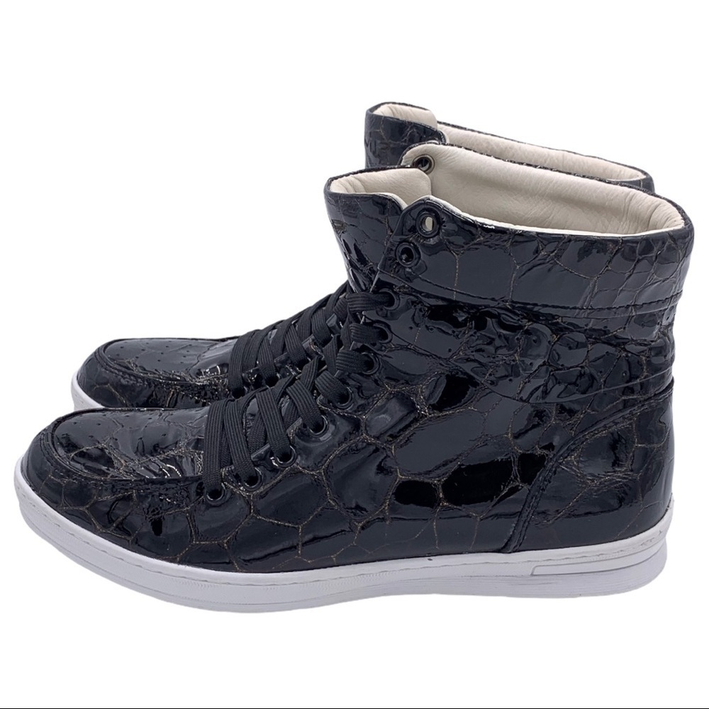 JUMP High Top Leather Lace Up Leather Sneakers Size 9 NEW - Picture 2 of 7